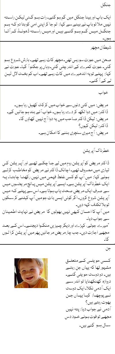 Funny urdu jokes